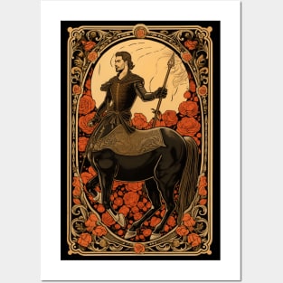 Centaur Tarot Card Vintage Artwork Posters and Art